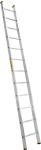 Алюминиевая приставная профессиональная лестница АЛЮМЕТ 1 секция 14 ступеней