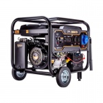 Бензиновый генератор FoxWeld Expert G8500 EW, Электрозапуск, колёса