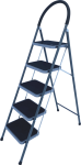 Стремянка-стул стальная 5 широких ступеней АЛЮМЕТ