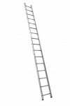 Алюминиевая односекционная лестница АЛЮМЕТ 16 ступеней