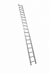 Алюминиевая односекционная лестница АЛЮМЕТ 18 ступеней