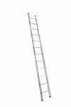Алюминиевая приставная профессиональная лестница АЛЮМЕТ 1 секция 12 ступеней